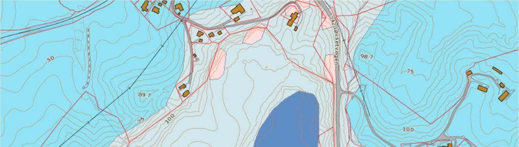 Figur 1: Kvartærgeologisk kart over området (www.ngu.no) Marin grense i området ligger på ca.