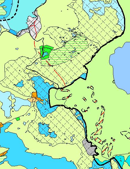 4.3 Planstatus for området Området berører kommuneplanens arealdel, kommunedelplan og reguleringsplaner.