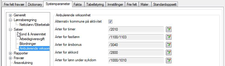 Alternativ kommune på aktvitet Ved ambulerende virksomhet kan en hente alternativ kommune fra aktivitet og benytte denne ved beregning av arbeidsgiveravgiften.