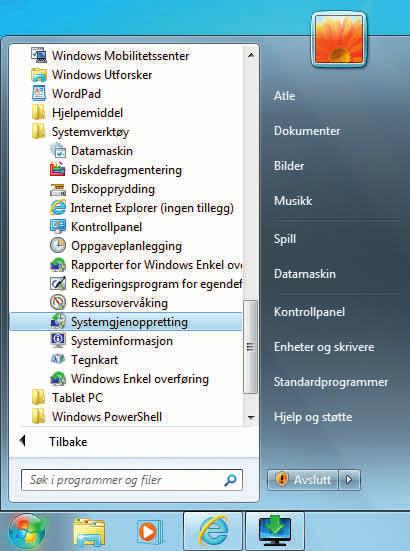 Sånn gjenoppretter du Windows Vista og Windows Når nøden er størst, er hjelpen nærmest borte, sies det.