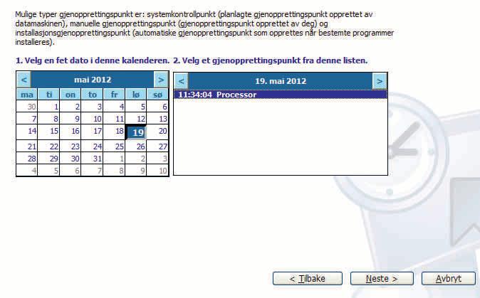 Her skal vi vise deg hvordan du gjenoppretter systemet til bedre tider altså for ca.