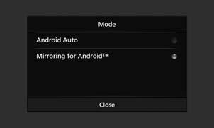 APPS-Android Auto /Apple CarPlay Reflektering Du kan vise og styre applikasjonen på enheten mens smarttelefonen din er koblet til USBterminalen.