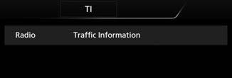 Radio Trafikkinformasjon (kun FM) Du kan lytte til filer og se automatisk trafikkinformasjon når en trafikkmelding kunngjøres.