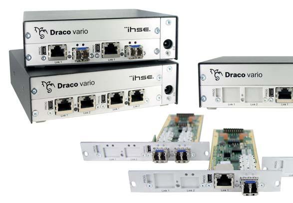 DRACO VARIO REPEATERS Doubling of cable length Electrical/optical conversion Bidirectional data ports No configuration needed Compatible with all Draco KVM products Product Information The