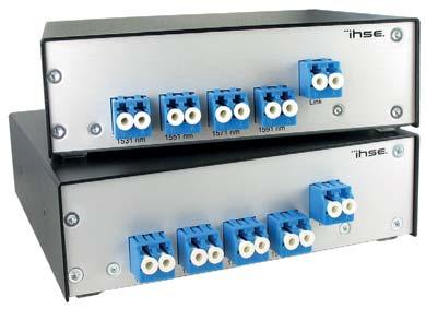 CWDM (Coarse Wavelength- Division Multiplexing) is a technology which multiplexes a number of optical fiber signals onto a single optical fiber by using different wavelengths.