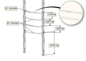 Artnr/dimensjon Ant Lev Stopl end 00-400-995 20 Ribbevegg Gulv 1900 (A-C) Ant= 1 Navn Artnr/dimensjon Ant Lev 2 stopper L=3450 07-100-334 0 1