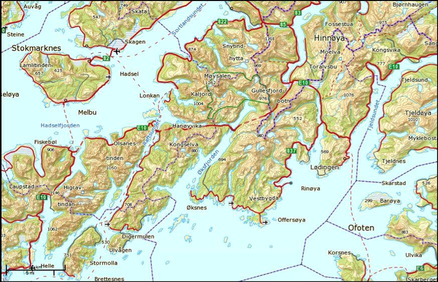 Ecofact rapport 12 Side 3 3 INNLEDNING Det forligger planer om å bygge et småkraftverk i Trolldalen i Lødingen kommune, Nordland fylke. Trolldalen tilhører vassdragsområdet 177 (Østre Hinnøya).