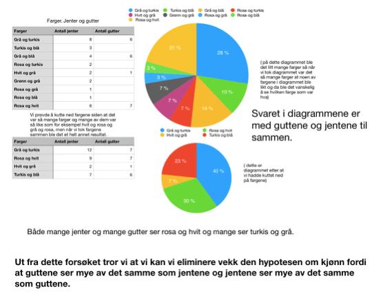 Resultater fra forsøket