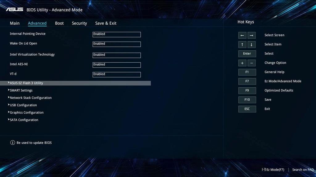 BIOS oppdatering 1. Bekreft riktig modell på den bærbare PC-en og last ned den siste BIOS-filen for modellen din fra ASUS-websidne. 2.