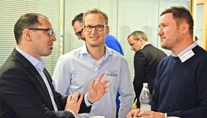 Neben den Vertretern der Industrie waren beim Talk auch Sebastian Authenrieth vom Glucker Kolleg und Prof.