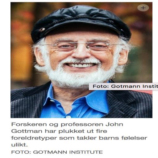 De fire foreldretypene (Gottman & DeClaire, 1997) Emosjonsfordømmende oppdragelsesstil En oppdragelsesstil hvor forelderen dømmer og kritiserer barnets følelser, og begrenser og kontrollerer