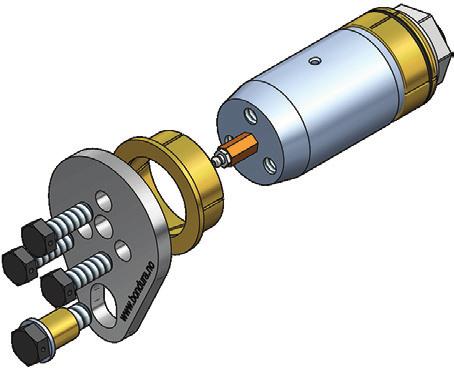 2/ Prepare the bondura assembly by removing the parts. Klargjør bondura sammenstillingen ved å demontere delene. Important!