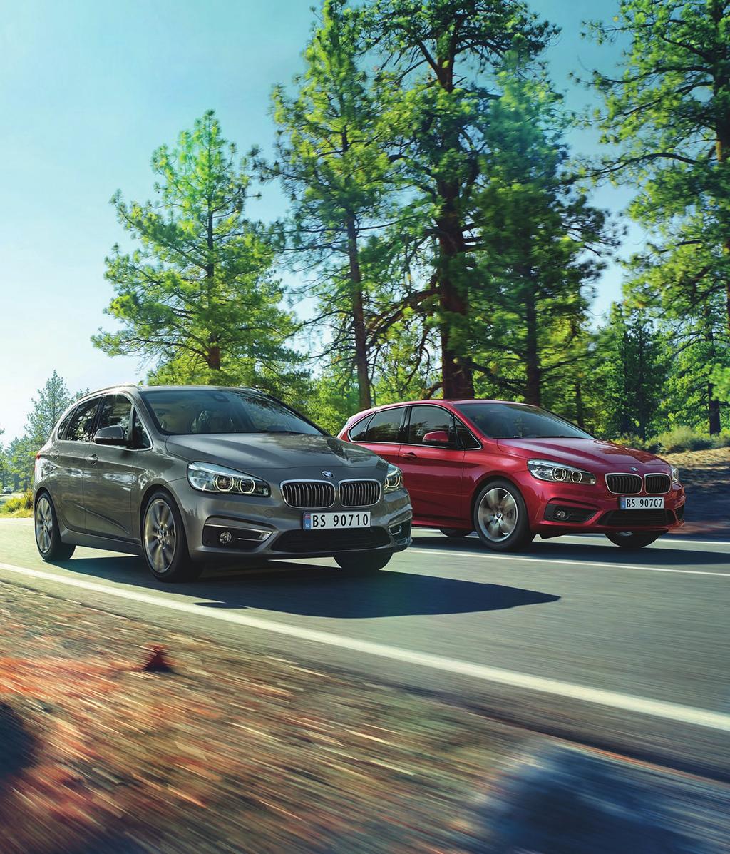 BILIA PRISLISTE BMW 2-SERIE ACTIVE TOURER OG GRAN TOURER Prisliste pr. 01. juli 2019 Prisene er inkl. reg.omk.