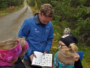 OPPFØLGINGSPUNKTER: Fortsette å stimulere utviklingen av besøkssentrene som en viktig formidler av norsk natur og veiviser ut i de store verneområdene.