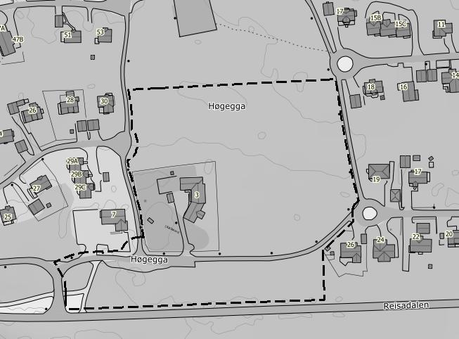 Saksopplysninger Bakgrunn: Eksisterende barnehage på Høgegga har 2 avdelinger med 36 plasser. Det er vedtatt å utvide kapasiteten til 4 avdelinger med totalt 72 barnehageplasser.