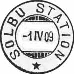 1909. Navnet ble fra 01.01.1915 endret til SOLBUSØI. Fra 01.10.1921 ble navnet skrevet SOLBUSØY. Poståpneriet SOLBUSØY ble lagt ned fra 01.11.