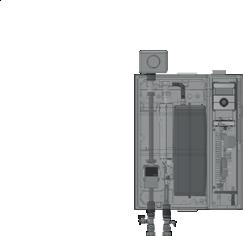 Eksempel HV 9-/: Turløp til varmekrets/tappevannsbereder Føler returløp på hydraulikkmodul Turløp fra varmepumpe Returløp til varmepumpe Returtemperaturføler () med kabelbinder og varmeledepasta