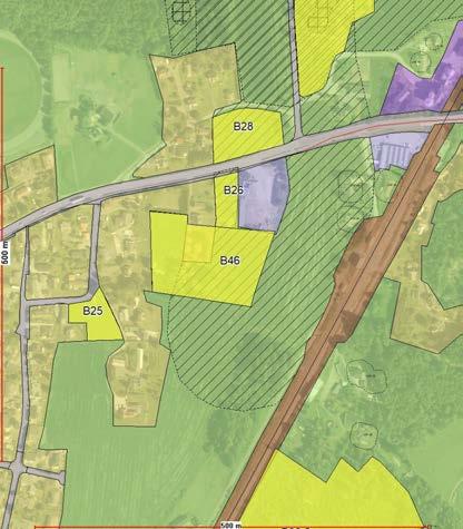 1044/23 B26 Løve sør NÅVÆRENDE FORMÅL: LNF + hensyn bevaring naturmiljø (igangsatt regulering) 1,9 DAA Innspillet ligger på dyrka mark, og støtter ikke opp om bærekraftig