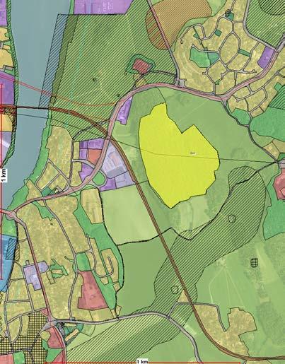 1018/2 B48 Bisjord NÅVÆRENDE FORMÅL: LNF 140 DAA Innspillet støtter ikke opp om bærekraftig by- og tettstedsutbygging i forhold til Østre