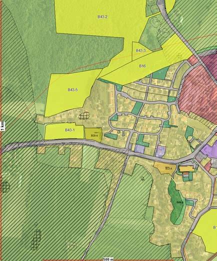 1032/20 B43-1 Tjøllingvollen NÅVÆRENDE FORMÅL: LNF + Fulldyrka jord 8,8 DAA Innspillet støtter opp om bærekraftig by- og