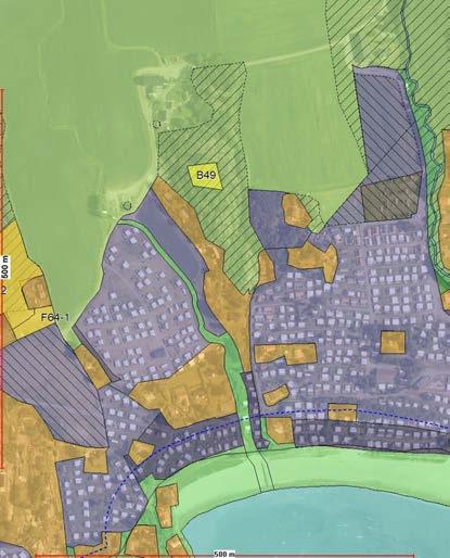 4029/1 OMMUNEPLANENS AREALDEL 2020-2032 B49 Kolbensrød NÅVÆRENDE FORMÅL: LNF+ Hensyn bevaring Naturmiljø regulert til jordbruk- og skogbruk Lauvskog/fjell