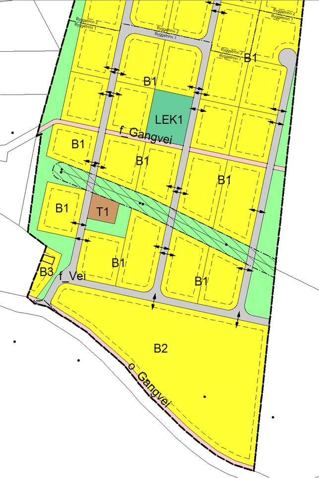 1 Formål I medhold av plan- og bygningsloven 11-8 og 12-5 er arealet regulert med formålsgrenser til følgende. Pbl 11-8 Hensynssone Frisikt Andre sikringssoner Pbl 12-5. ledd nr.