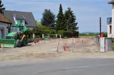 Les travaux de terrassement ont débuté en juin pour s achever après l enfouissement du réseau téléphonique.