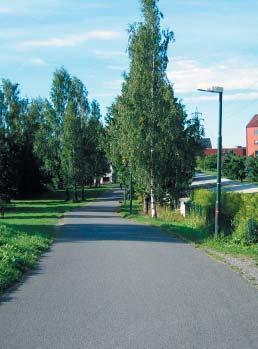 Turveien vil passere gjennom den nye Tiedemannsparken, som blir områdets største park. Kraftlinjen forutsettes gravd ned langs turveien, også der den vil krysse Tiedemannsparken.