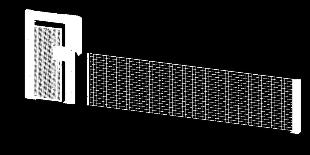 Designed by: Surface treatment: Sheet scale: Montert dør Komplett gjerde med endestolpe Thickness: 8065 8095 3 4