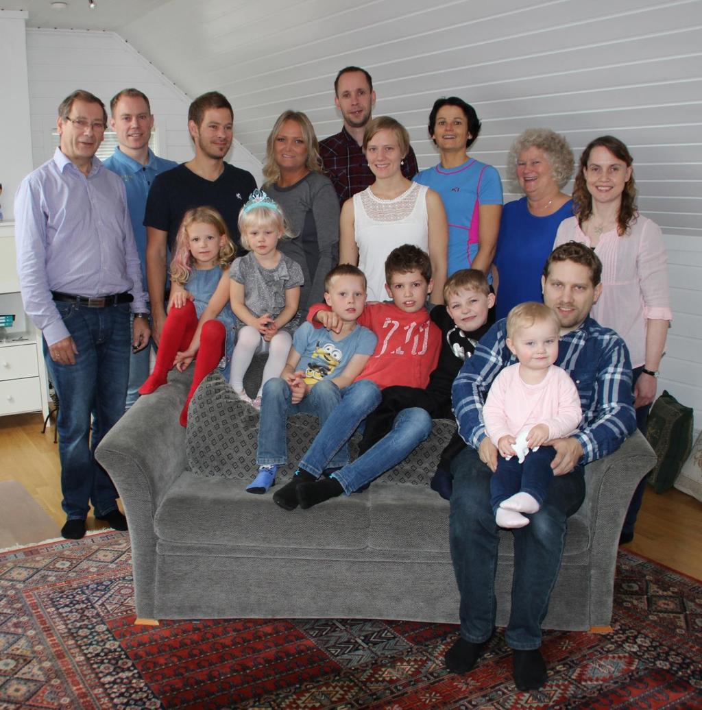 Familien Heggelund Evy og Georg Jørn og