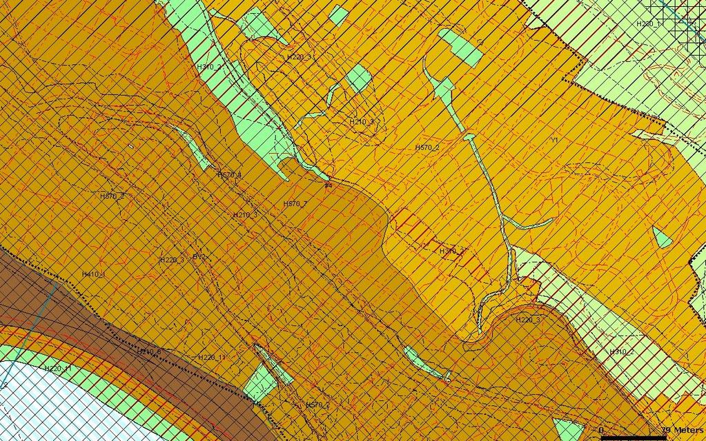 Området omfattes av faresone for luftkvalitet H390 (gul sone), hensynssone H570 for kulturmiljø, samt