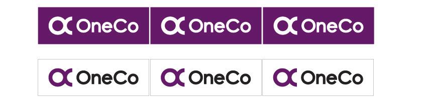 ONECO PROFILHÅNDBOK LOGO - VARIANTER LOGO - PROFILERING FORMAT Hele logoen skal være med på profileringsmateriellet.