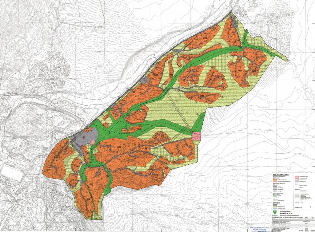 Hovden Aust, planid 200509. Gjeldande reguleringsplan vart starta på i 2005 og vedteke 27.05.2010. Per no er det gjeve 48 dispensasjonar og vedtatt fem (mindre) endringar av planen.