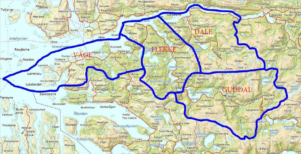 Folkemøte i starten av planarbeidet Guddal 6. desember Flekke 11. desember Våge 12.