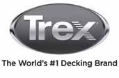 Trex, Trex logo, Trex Transcend, Trex nhance, Trex Select, Trex Hideaway, Trex levations, Trex Outdoor Lighting, Trex lade, Trex Landscape Lighting, Trex Outdoor