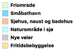 I det bratte området nær sjøen er det også friområder uten bebyggelse eller inngrep. Det utredes kun ett utbyggingsalternativ. 2.