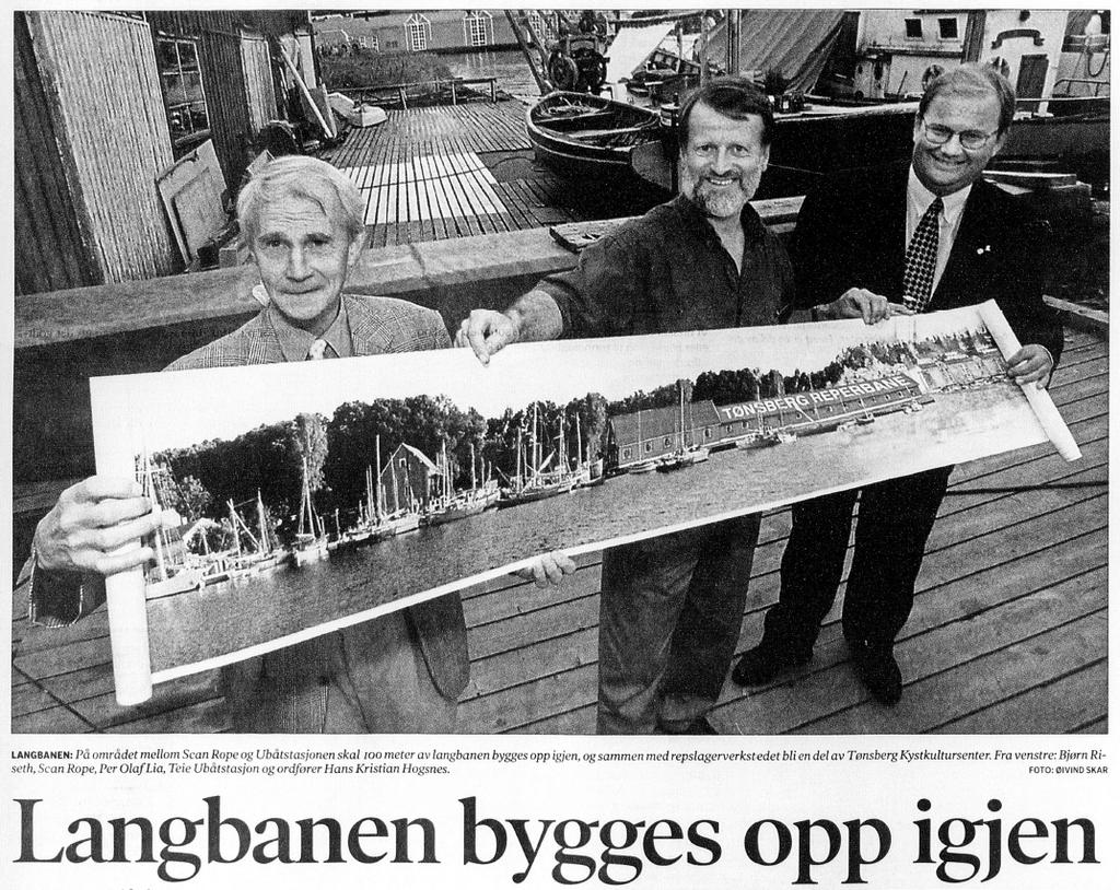 for en bryggevandring, med faste benker langs sjøsiden for dem som vil nyte utsynet fra Kanalbrua til Vikingodden.