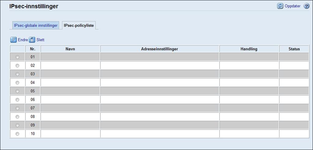 4. Konfigurere maskinen ved hjelp av verktøy [WPA2-PSK] Når dette er valgt, vil kommunikasjonen være kryptert med WPA2 (WiFi Protected Access 2).