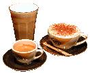 Kaffe Kaffemeny Ali, Evergood og Caffe Roberta 27,- Kaffe påfyll 10,- Kaffe malt på Evergood bønner 29,- Sjokolade, hjemmelaget 29,- Espresso.