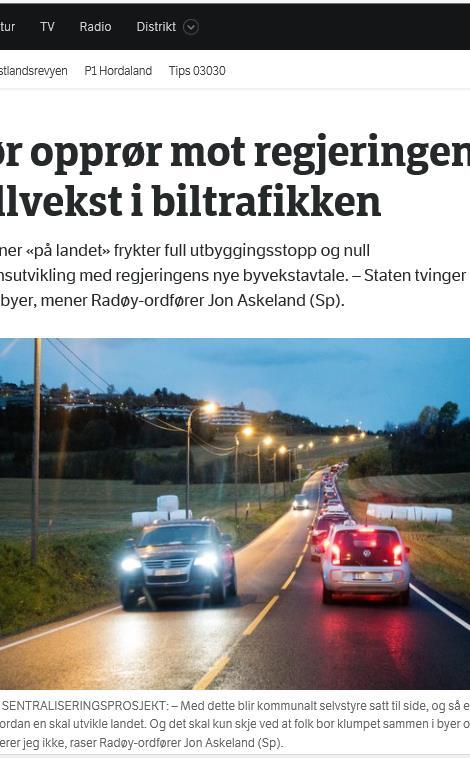 Barrierer for å få mer klimavennlig og menneskevennlig by- og stedsutvikling 4.