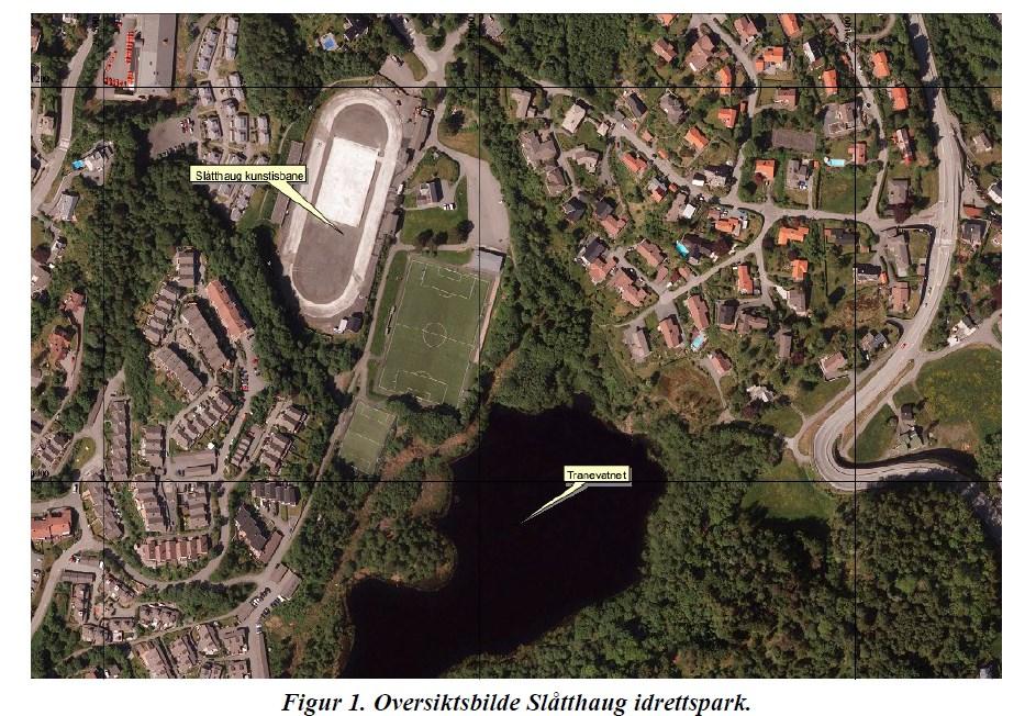 bydel (plan 61190000). Reguleringsplanen som søkes endret er detaljplan for Slåtthaug idrettspark gnr. 44 bnr. 574, 704 mfl., plan 61190000, vedtatt 22.10.2012.