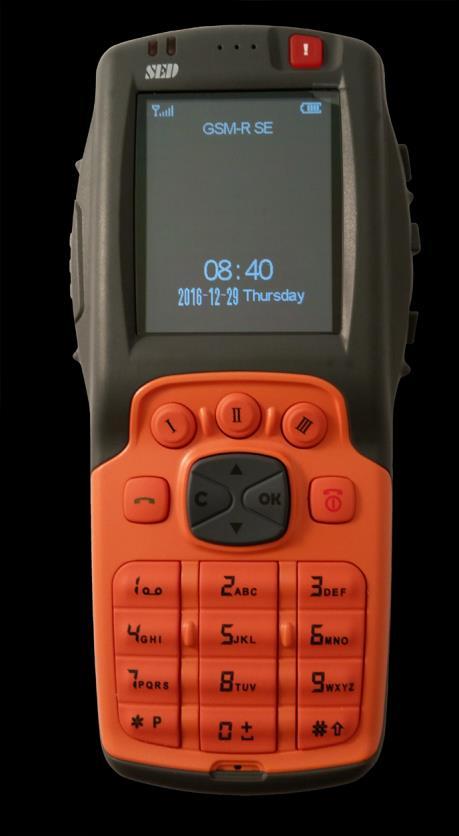 2017-01-04 Hurtigveiledning GSM-R telefon SED OPH-810R Versjon 1 3. Foreta anrop 1. Tast inn nummeret til mottakeren ved hjelp av telefontastaturet. 2.
