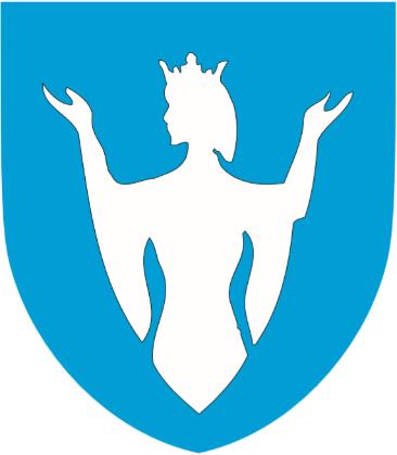 Døme på bruk av Sunniva i våpenmerke: 1. Selje kommune våpenmerke 2. Sunniva med stein. Utsnitt av logo til St. Sunniva skole (prosjektleiar) 3. Sunniva med stein. Innsendt framlegg meldt til Fellesnemda, (RS43/2018) 3.