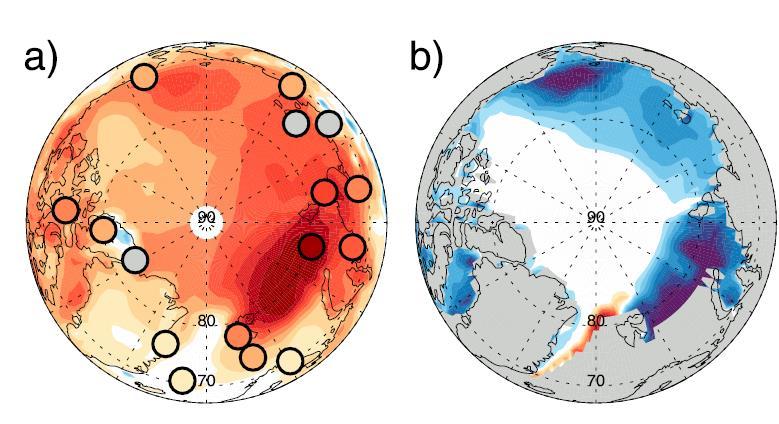 Klimaendringene rammer hardt i havet Warmer air Loss of sea