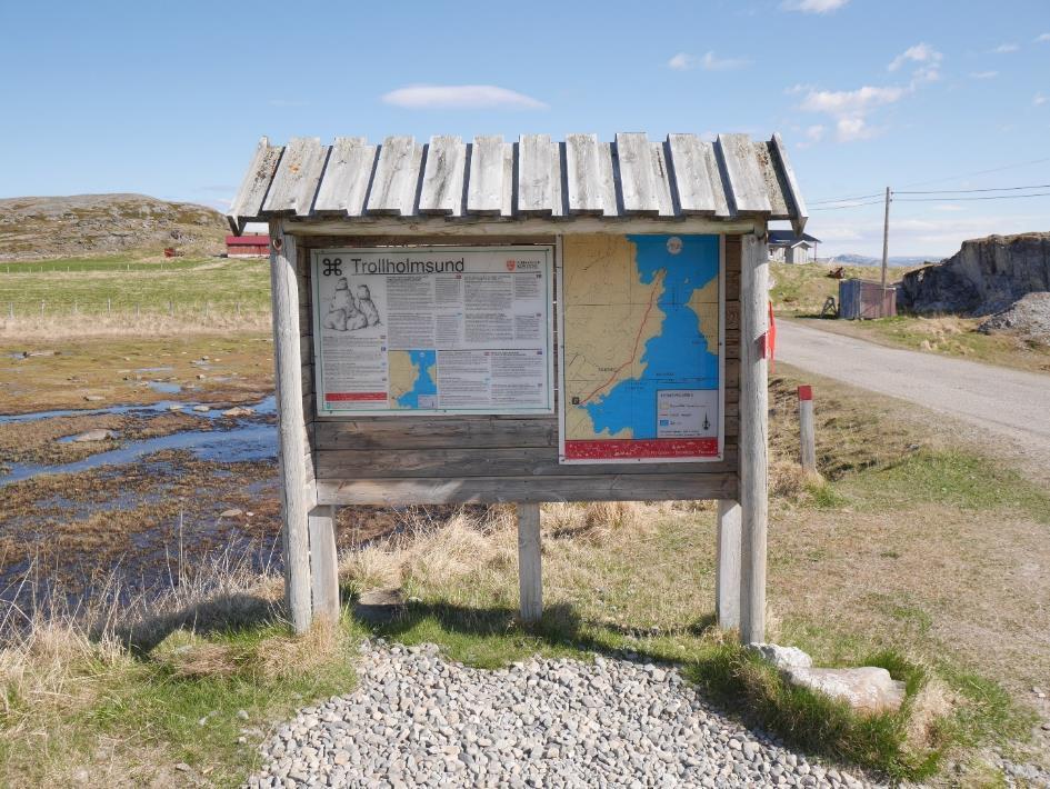 Innledning Planen skisserer tiltak for å tilrettelegge for beøkende til Trollholmsund i Porsanger kommune. Dette området blir mye besøkt av turister om sommeren.