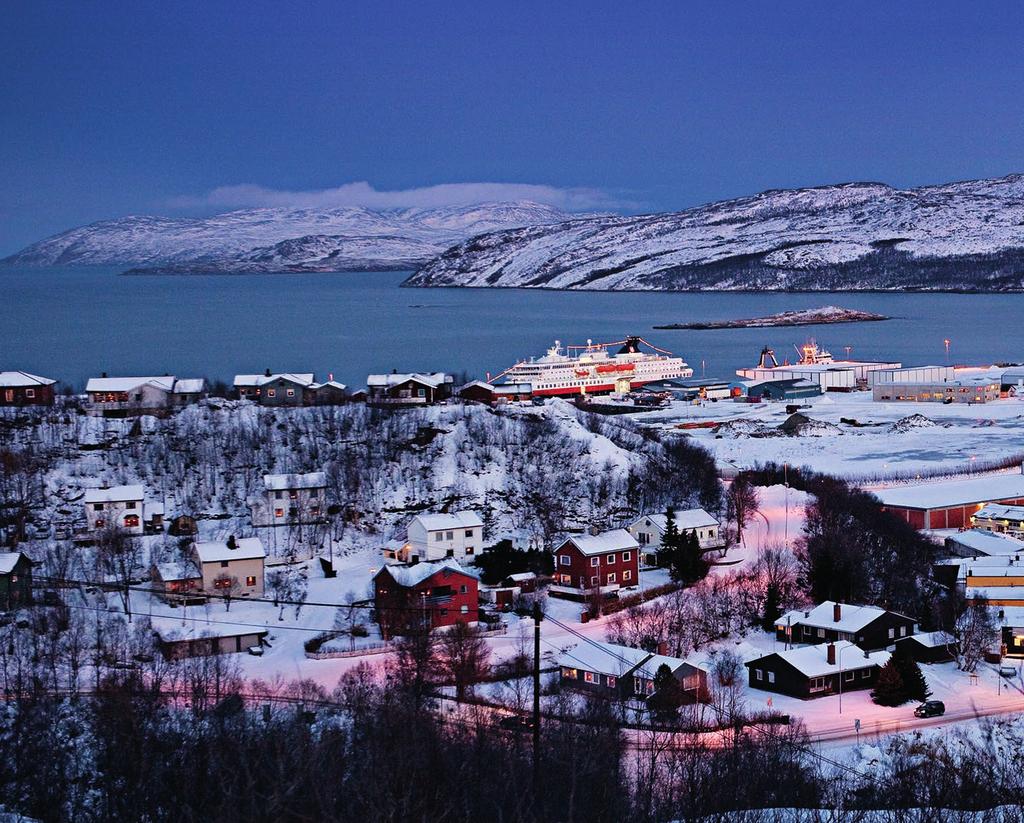 Dag 7 Nord /Sørgående rute BÅTSFJORD KIRKENES BERLEVÅG Nesten i Russland Berlevåg Båtsfjord Vardø Igloo-hotell 7D Et hotell bygget av snø og is? Det stemmer!