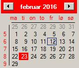 Maks antall dager er 14 dager. Situasjonen/e forsvinner når kalendervisning er valgt for flere dager Tips!