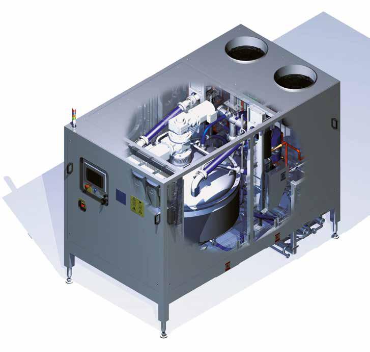 2 x 1.250 Ziegra skreddersydde ismaskiner med en produksjon på ca. 900-1400 kg is sørpe av høy kvalitet. (Avhengig av tilsetning, ønsket kvalitet og andre produksjonsforhold.
