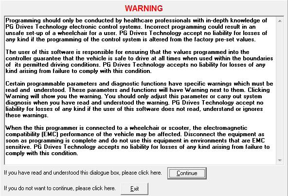 Informasjon om kjøretøyet via PC Når du dobbeltklikker på programikonet til S-200, vil følgende skjermbilde vises. Trykk på Continue for å gå videre.