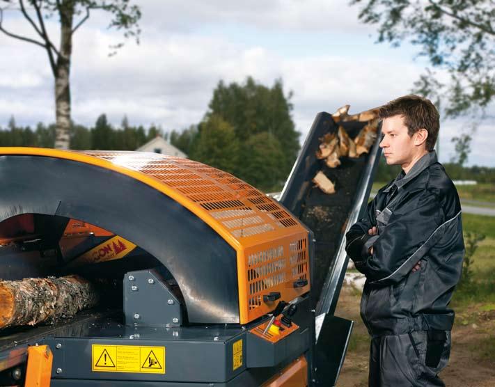 autochopper Vedmaskinenes nye generasjon Etter nesten fire års produktutvikling ble den tradisjonelle vedmaskinen en moderne automatisk prosessor.